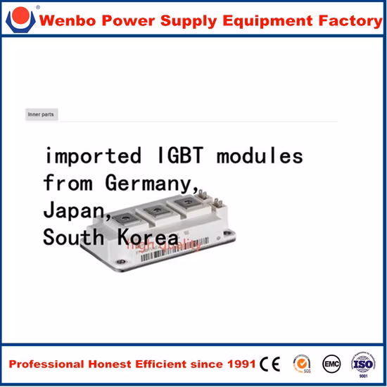 12V 300A 高周波 IGBT 整流器、空冷